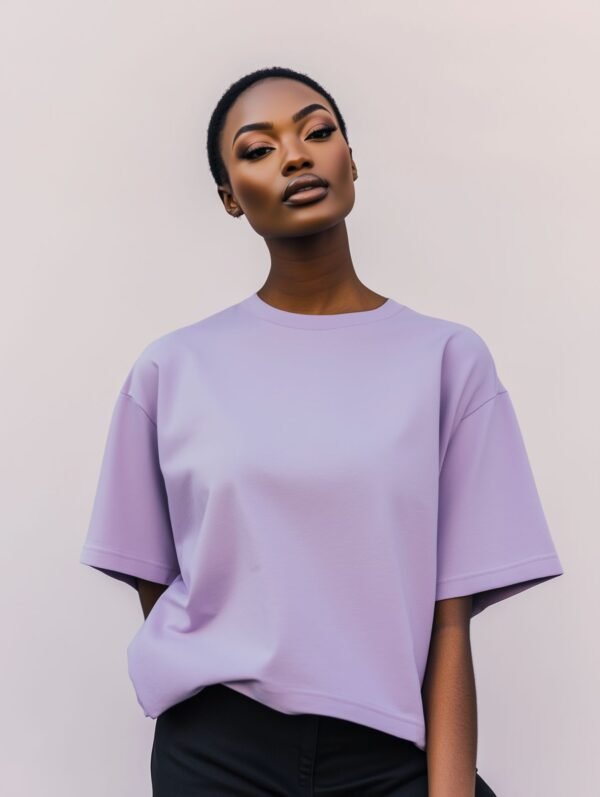 Women’s Oversized Cotton T-Shirt – Relaxed Fit