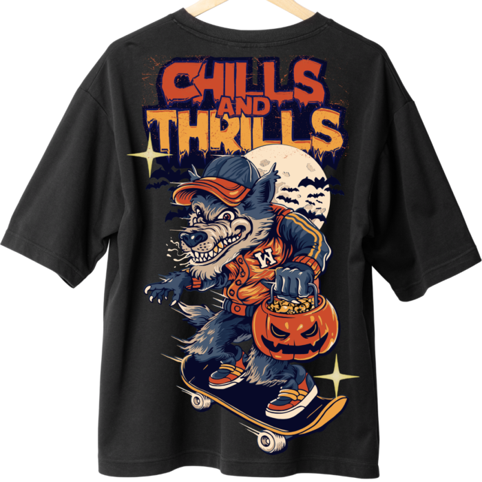 Bear Printed White Tshirt